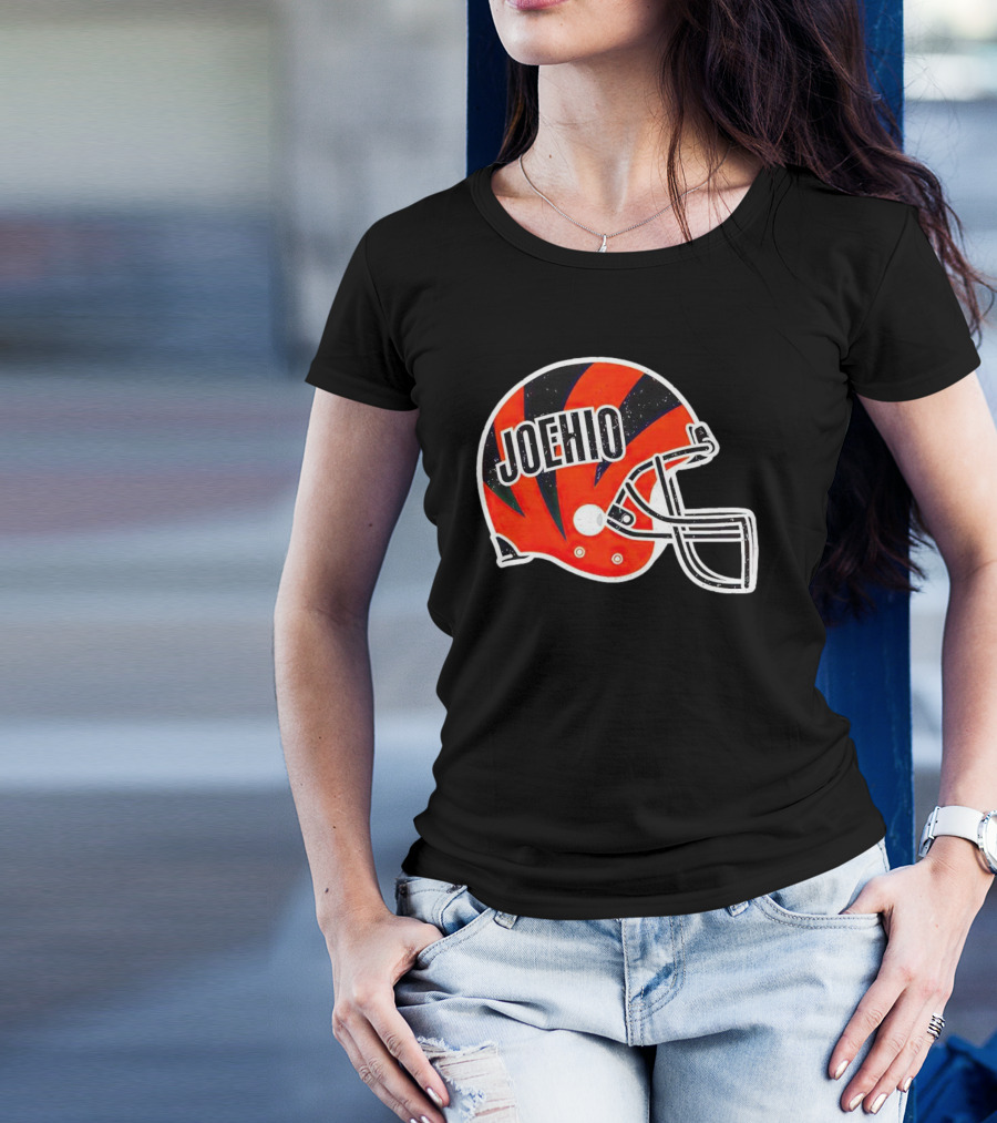 Cincinnati Bengals Joehio Football Helmet T-Shirt