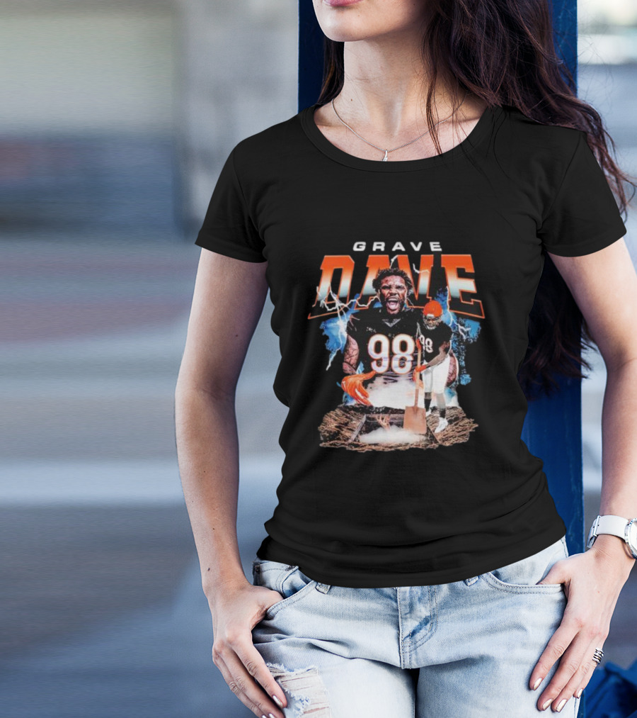 Grave Dave DJ Reader 98 Bengals Football T-Shirt