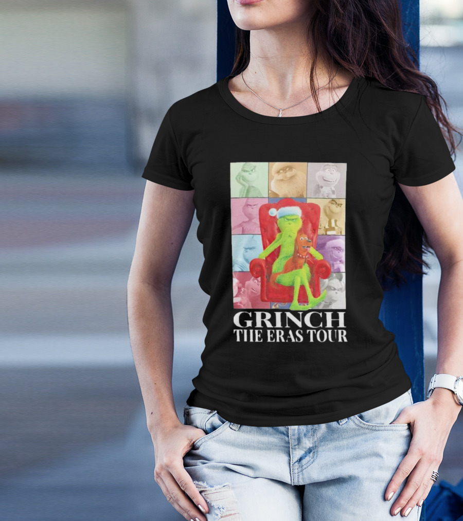 Grinch The Eras Tour Christmas T-Shirt