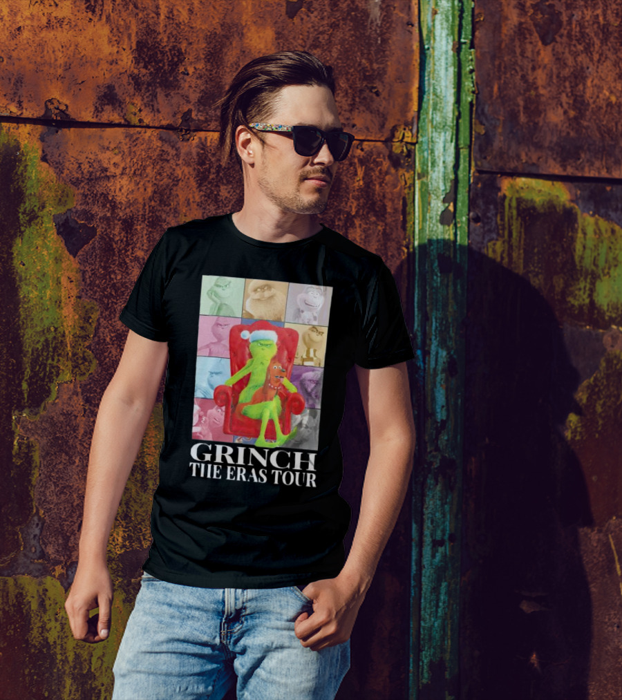 Grinch The Eras Tour Christmas T-Shirt