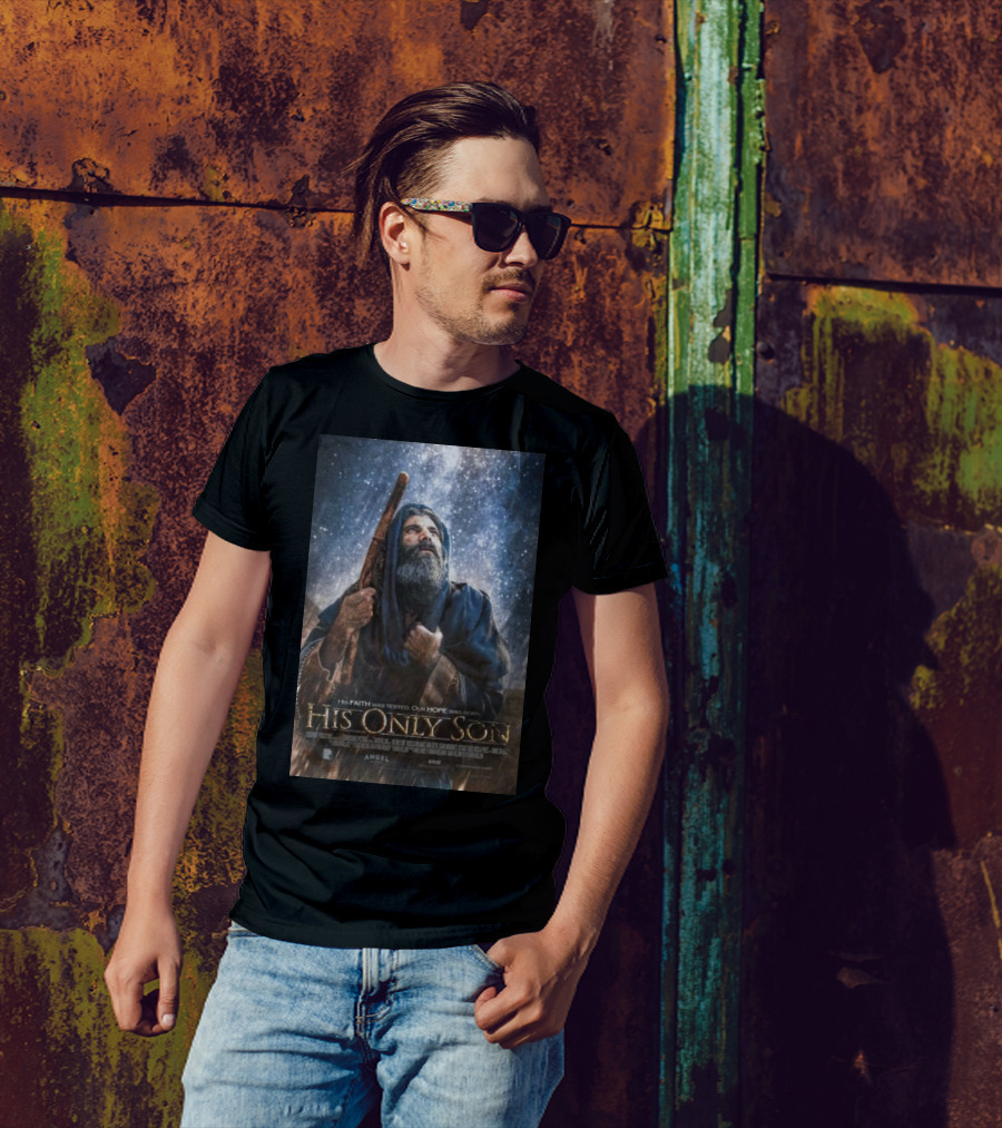 His Faith Was Tested Our Hope Was Born His Only Son Angel Studios Movie T-Shirt