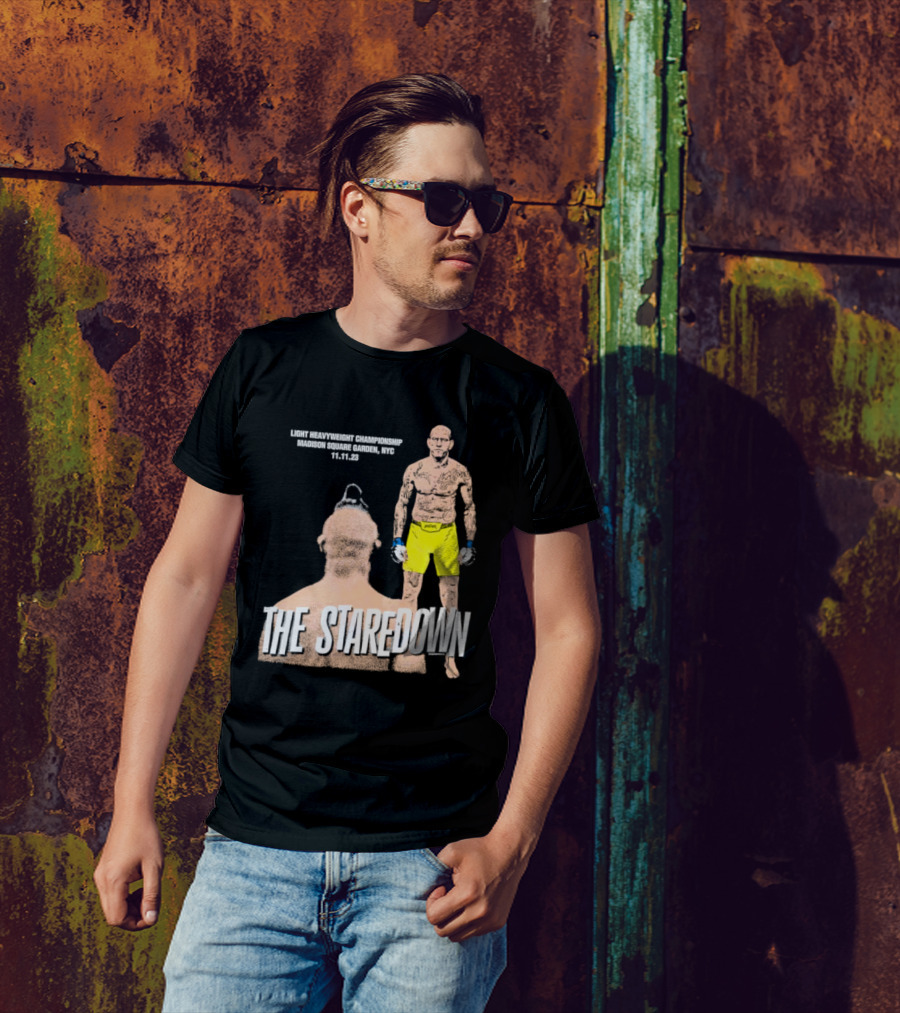 Light Heavyweight Championship The Staredown Madison Square Garden NYC 11.11.23 T-Shirt
