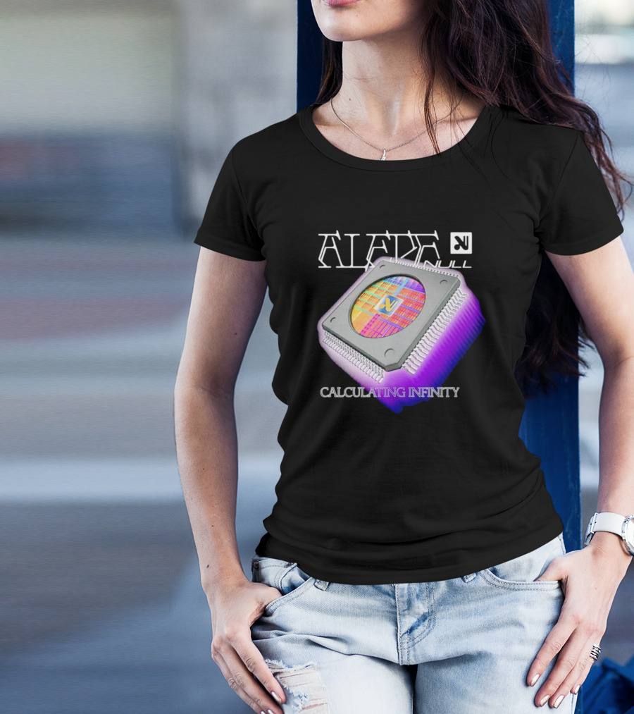 Aleph Null Calculating Infinity With Chip T-Shirt