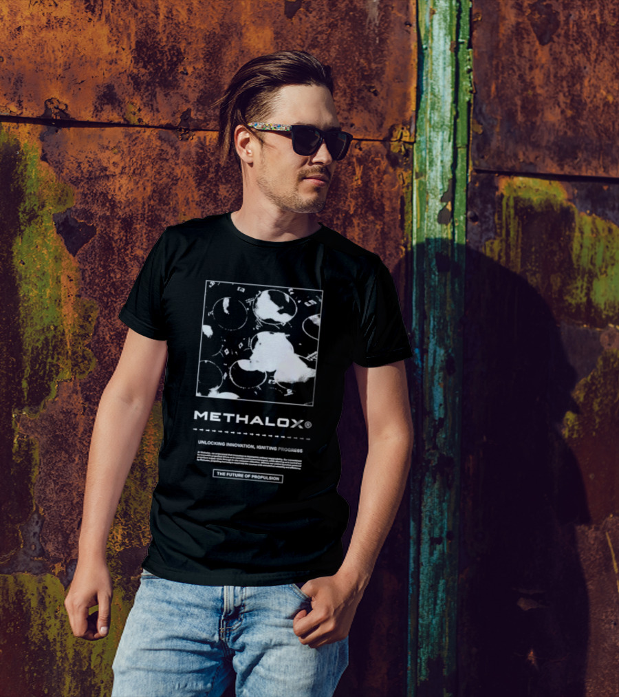 Methalox The Future Of Propulsion Unlocking Innovation, Igniting Progress T-Shirt