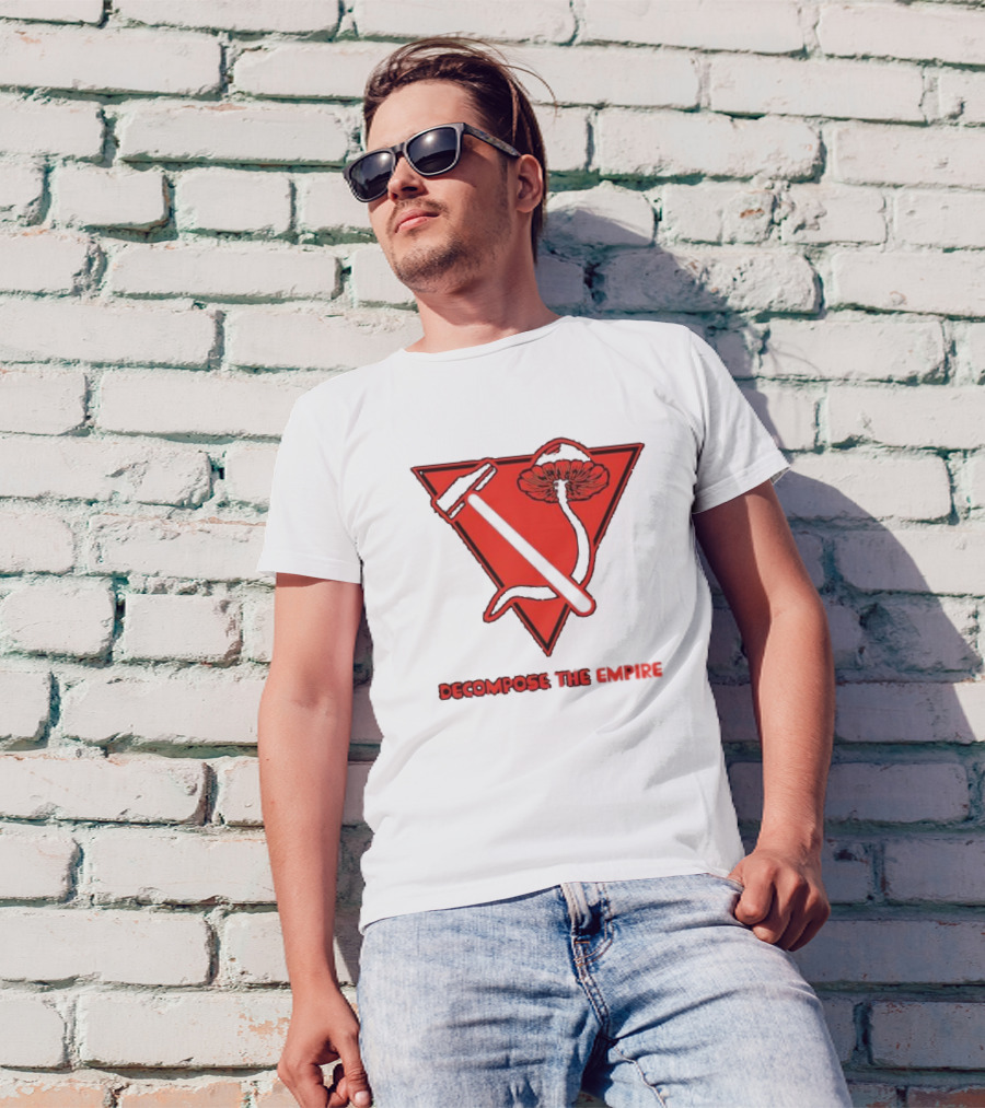 Decompose The Empire Mushroom Hammer Triangle T-Shirt
