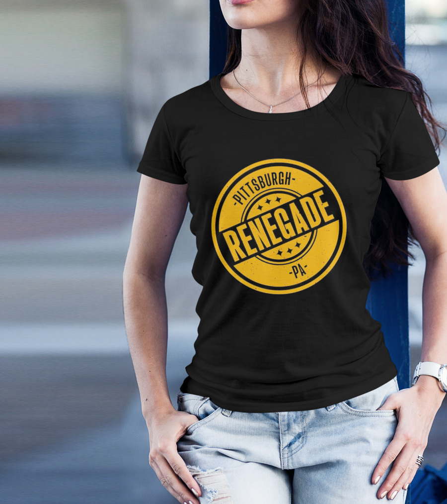 Pittsburgh Renegade PA Vintage Badge T-Shirt