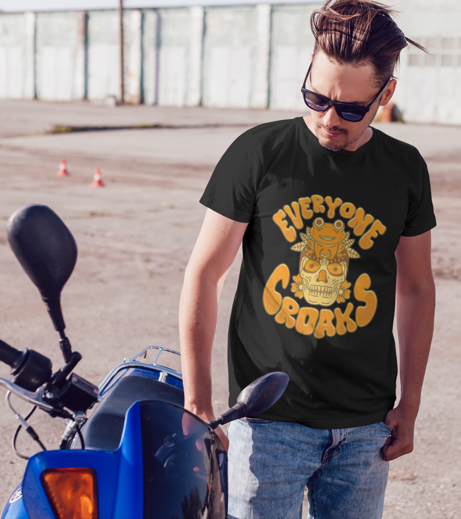 Everyone Croaks Sugar Skull Frog T-Shirt