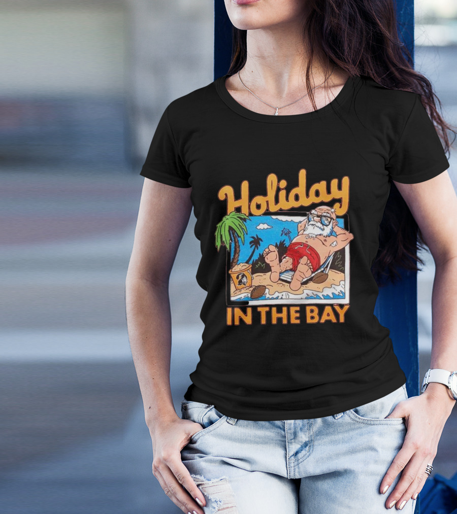 Holiday In The Bay Tampa Bay Buccaneers Christmas T-Shirt
