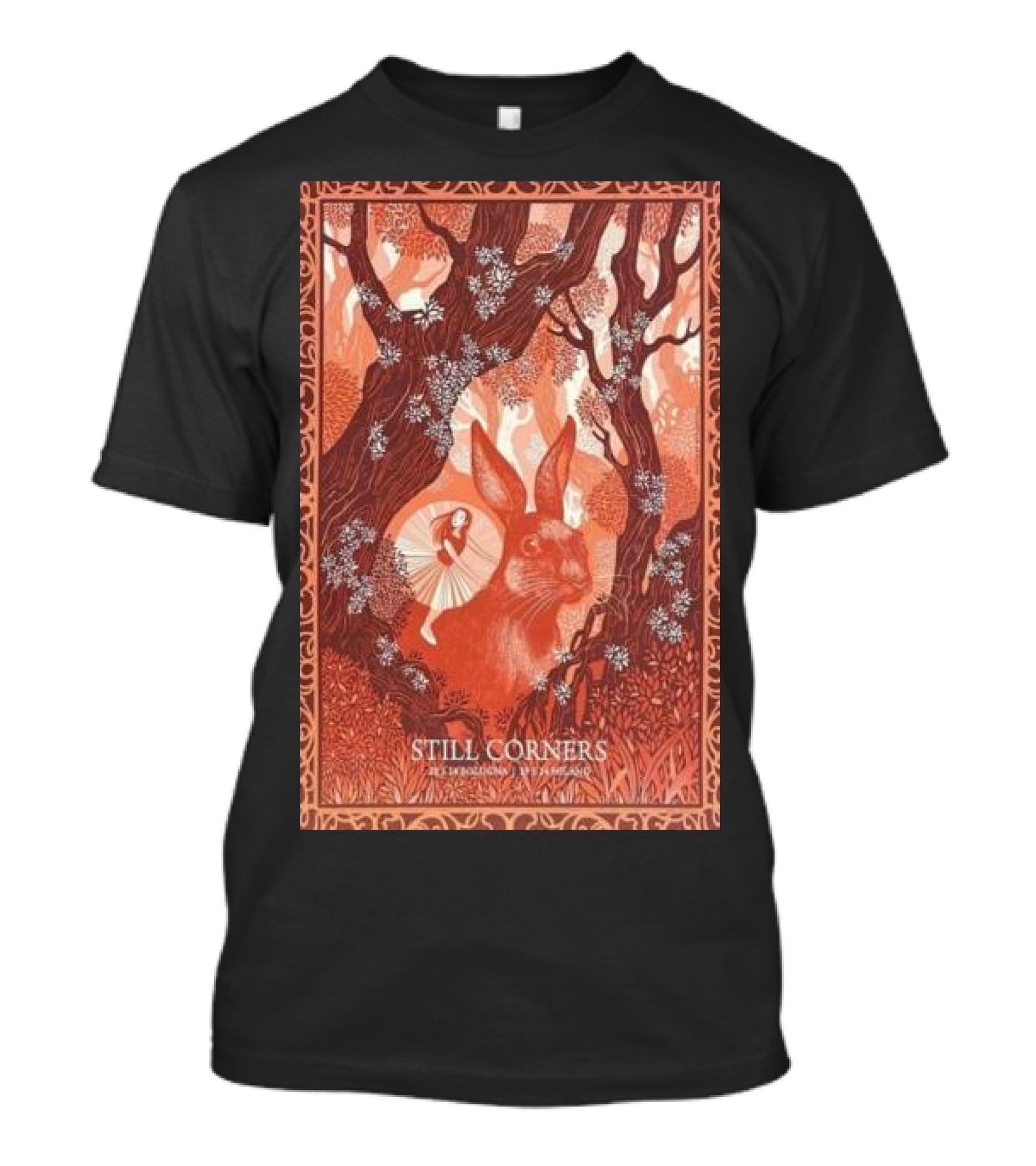 Still Corners May 28-29 McMenamins Crystal Ballroom 2013 Concert T-Shirt