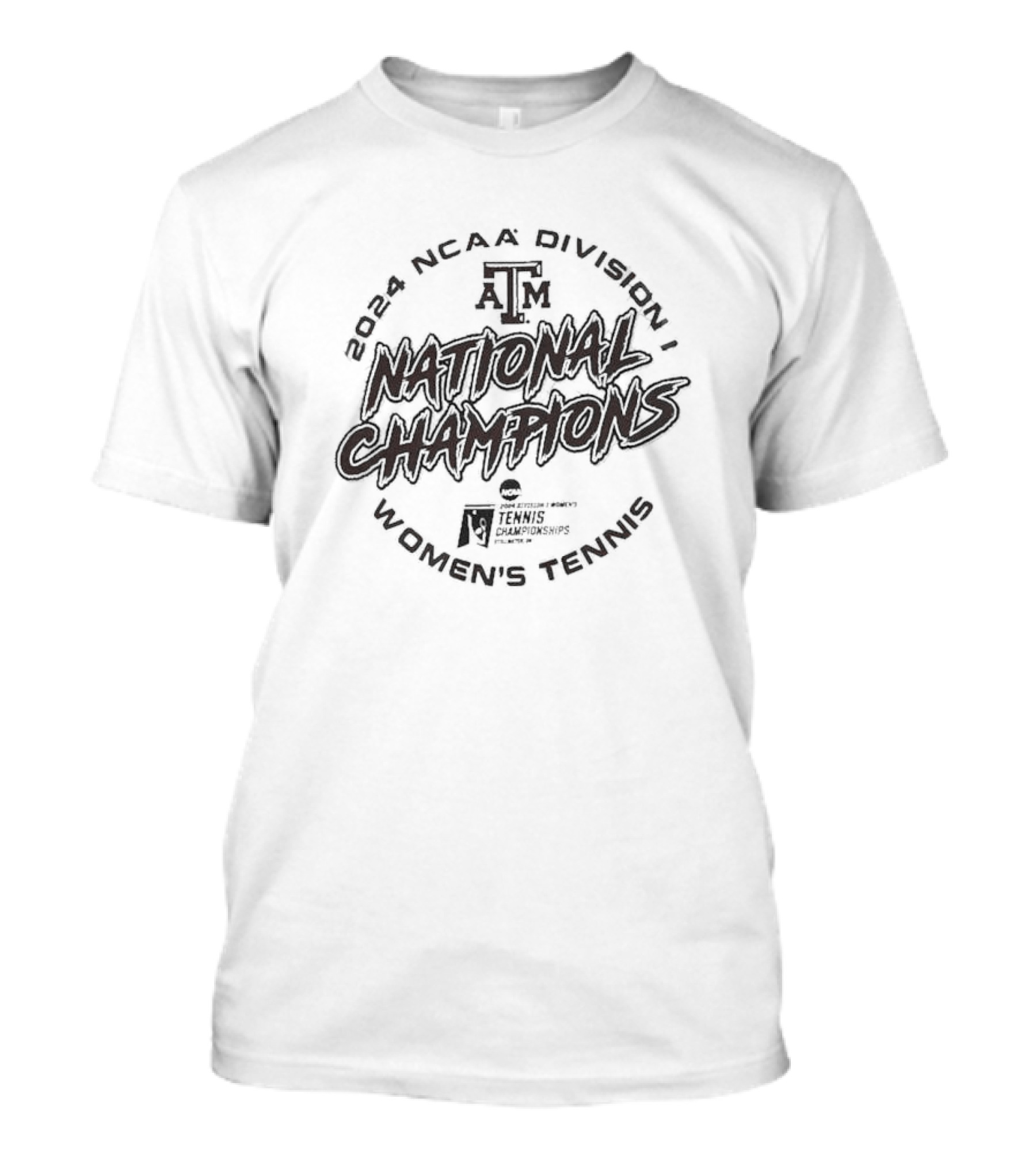 Texas A&M Aggies 2024 NCAA Division I Women's Tennis National Champions T-Shirt