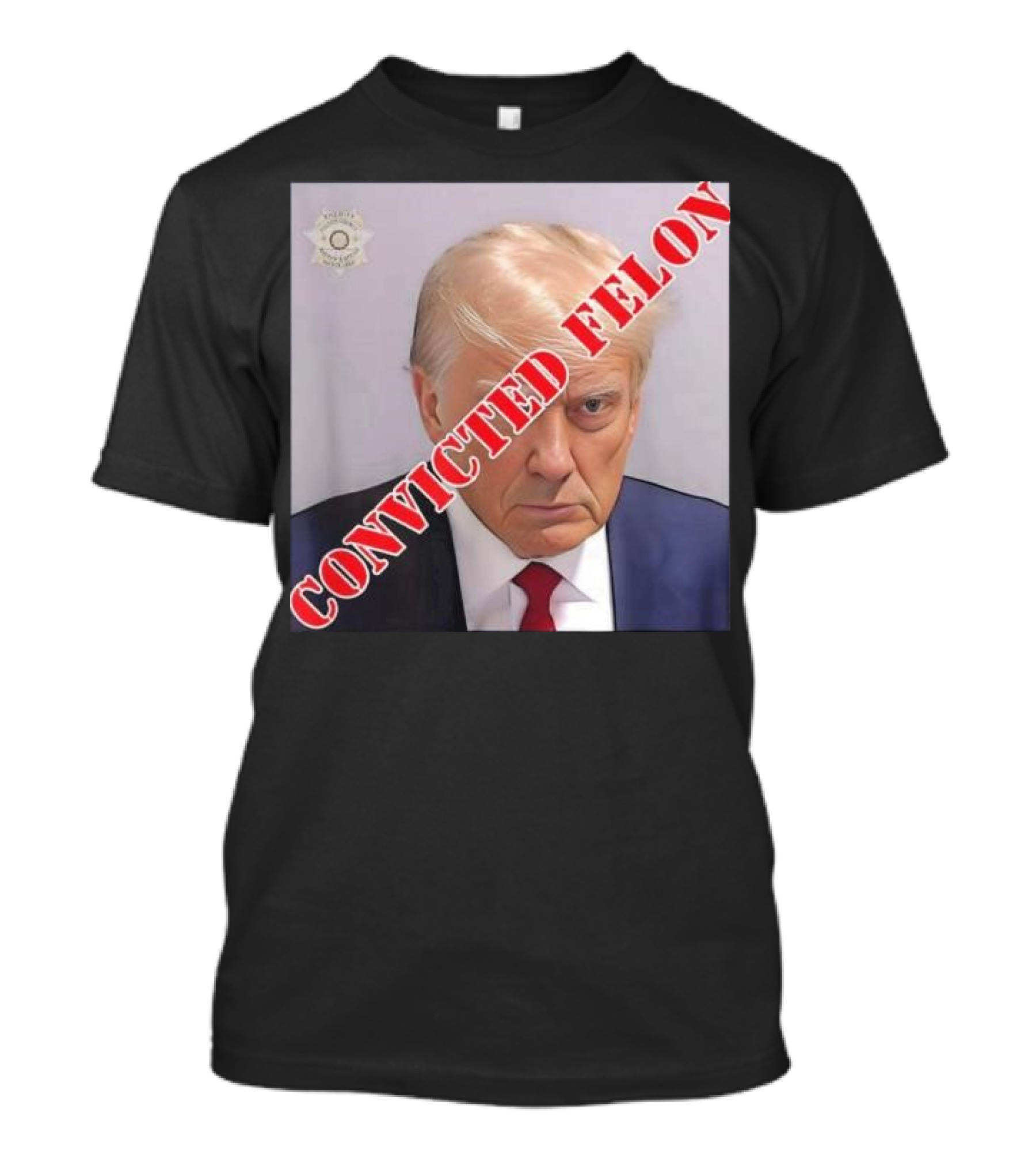 Trump Convicted Felon Stamped Guilty T-Shirt