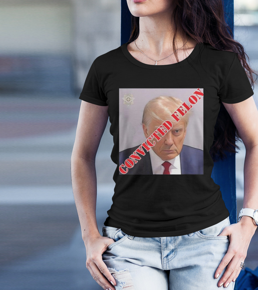 Trump Convicted Felon Stamped Guilty T-Shirt