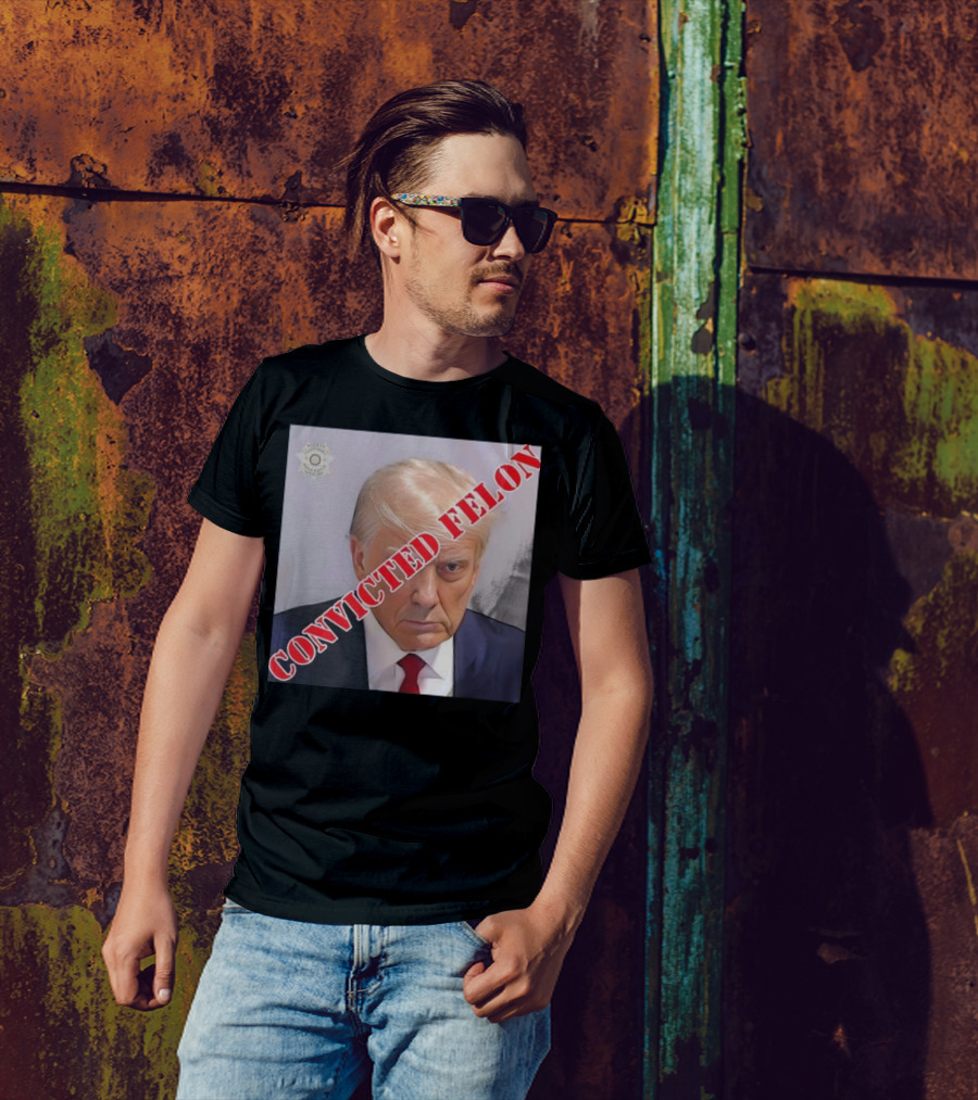 Trump Convicted Felon Stamped Guilty T-Shirt