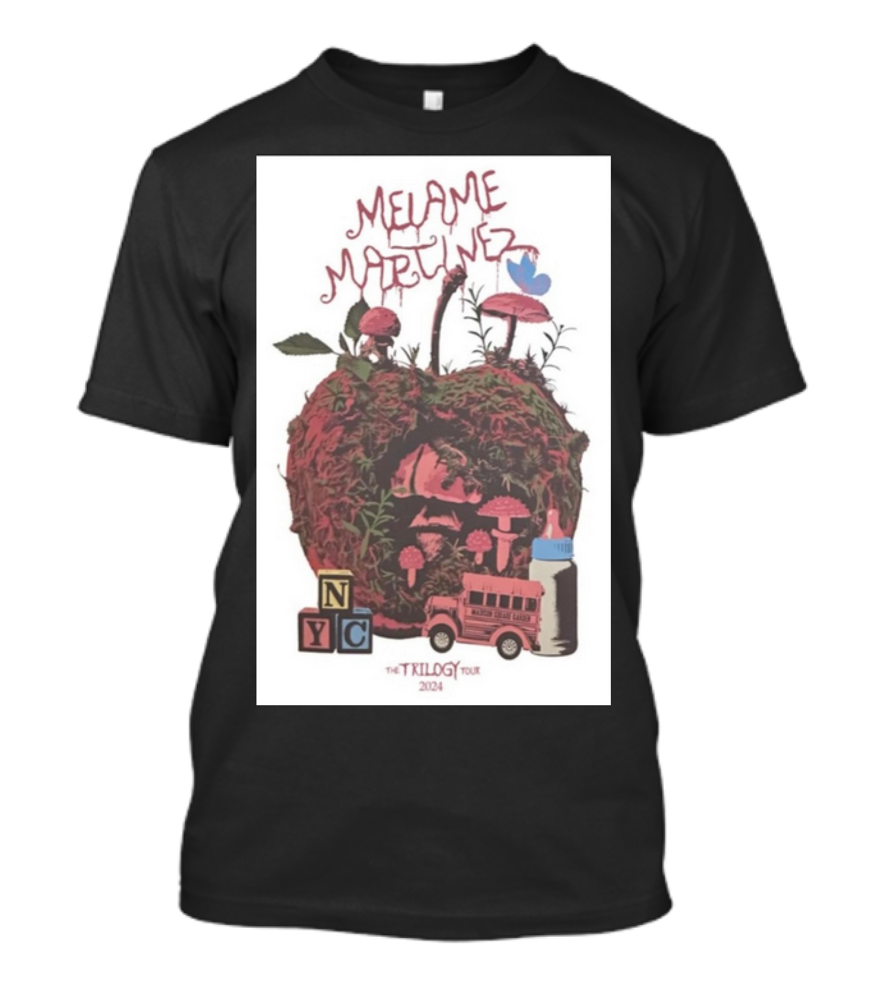 Melanie Martinez The Portals Tour NYC 2024 Apple Bus Blocks T-Shirt