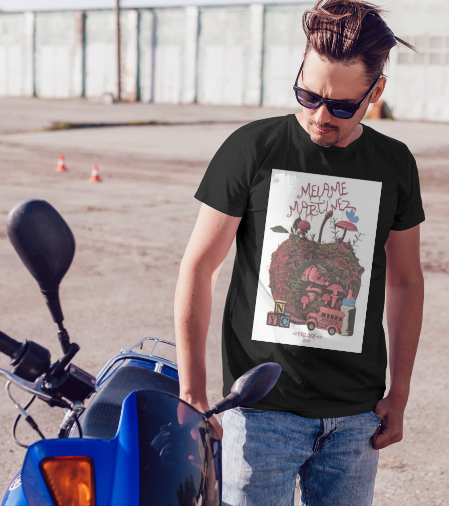 Melanie Martinez The Portals Tour NYC 2024 Apple Bus Blocks T-Shirt