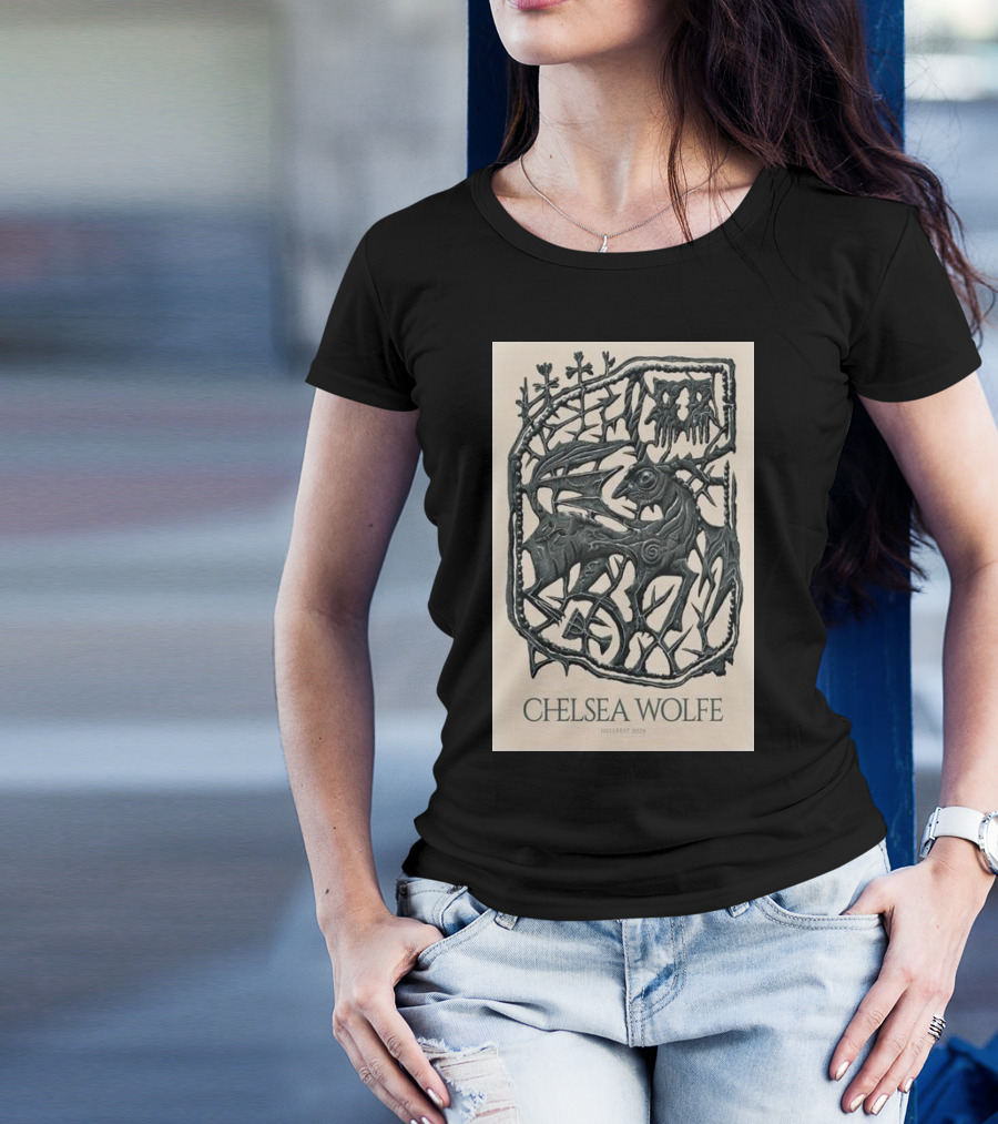 Chelsea Wolfe Hellfest 2024 Ornate Mythical Beast T-Shirt