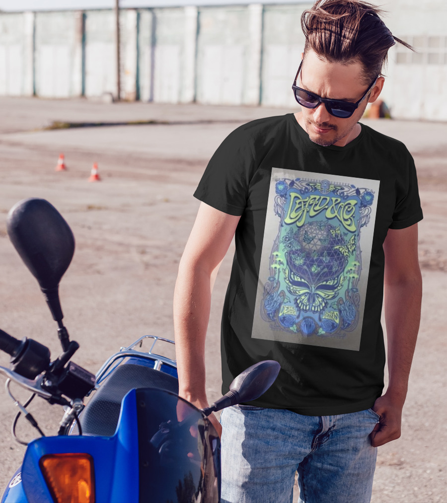 Dead And Company Live Las Vegas Sphere Psychedelic Concert T-Shirt