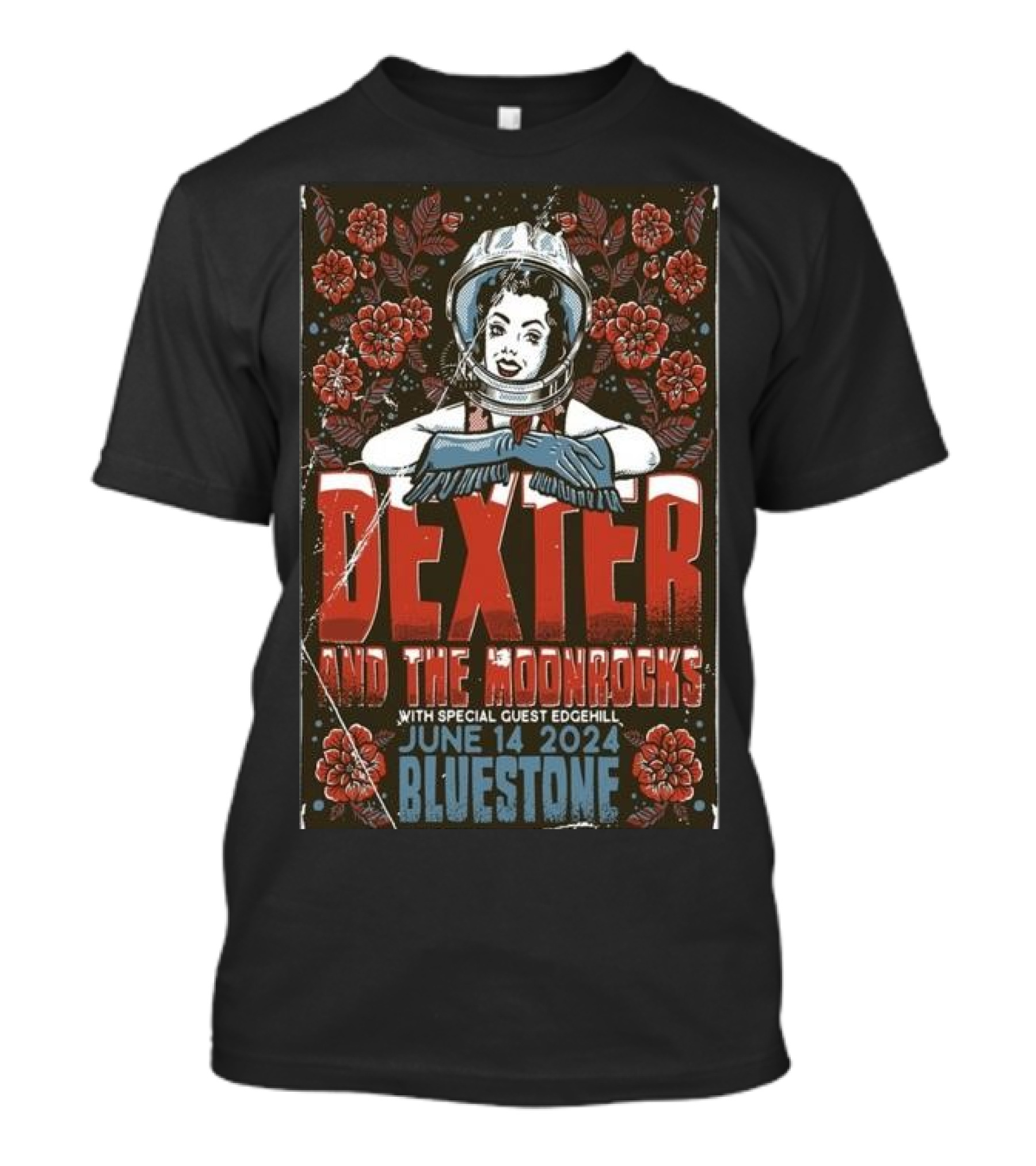 Dexter And The Moonrocks With Special Guest Edgehill June 14 2024 Bluestone T-Shirt