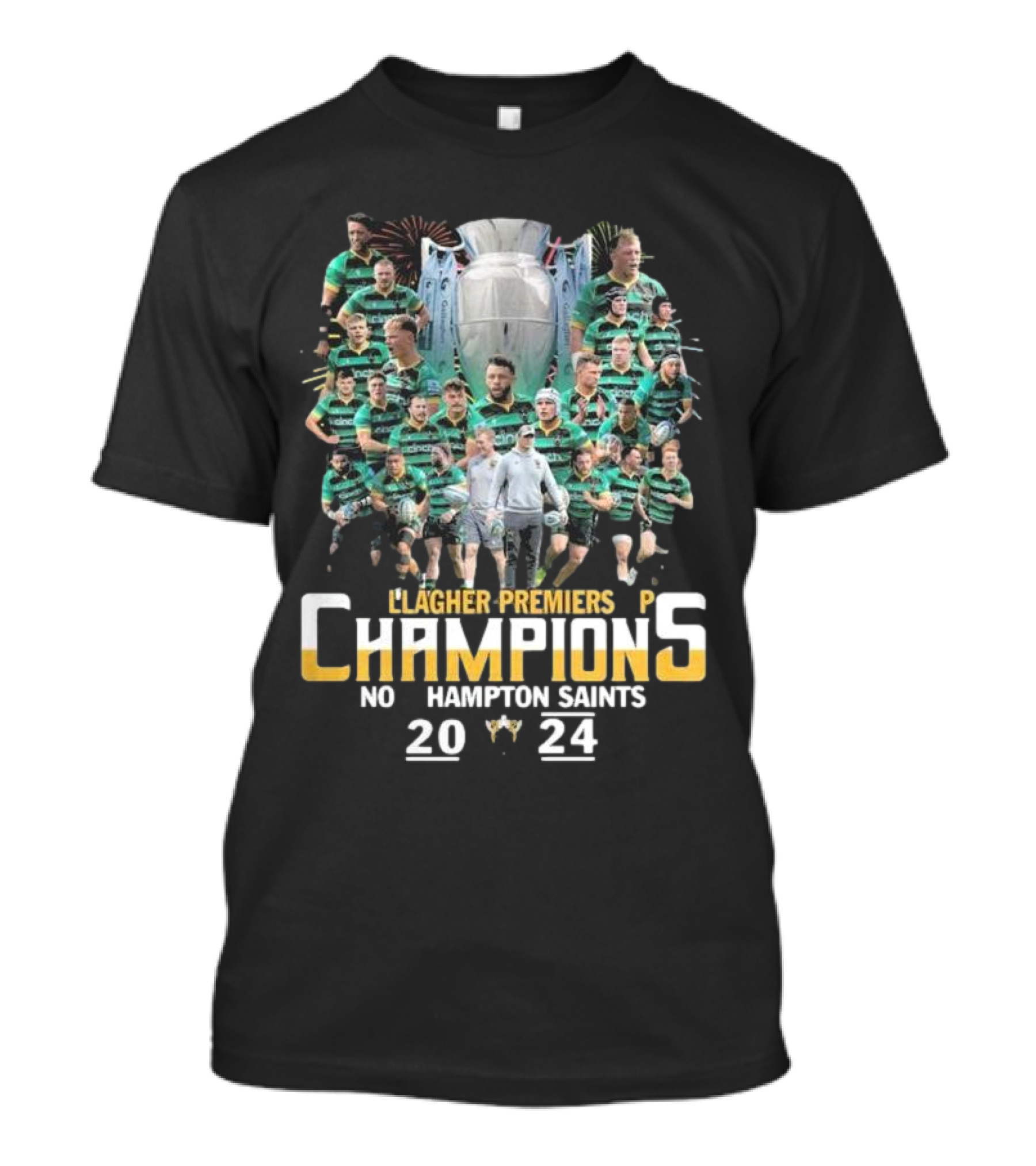Gallagher Premiership Champions Northampton Saints T-Shirt