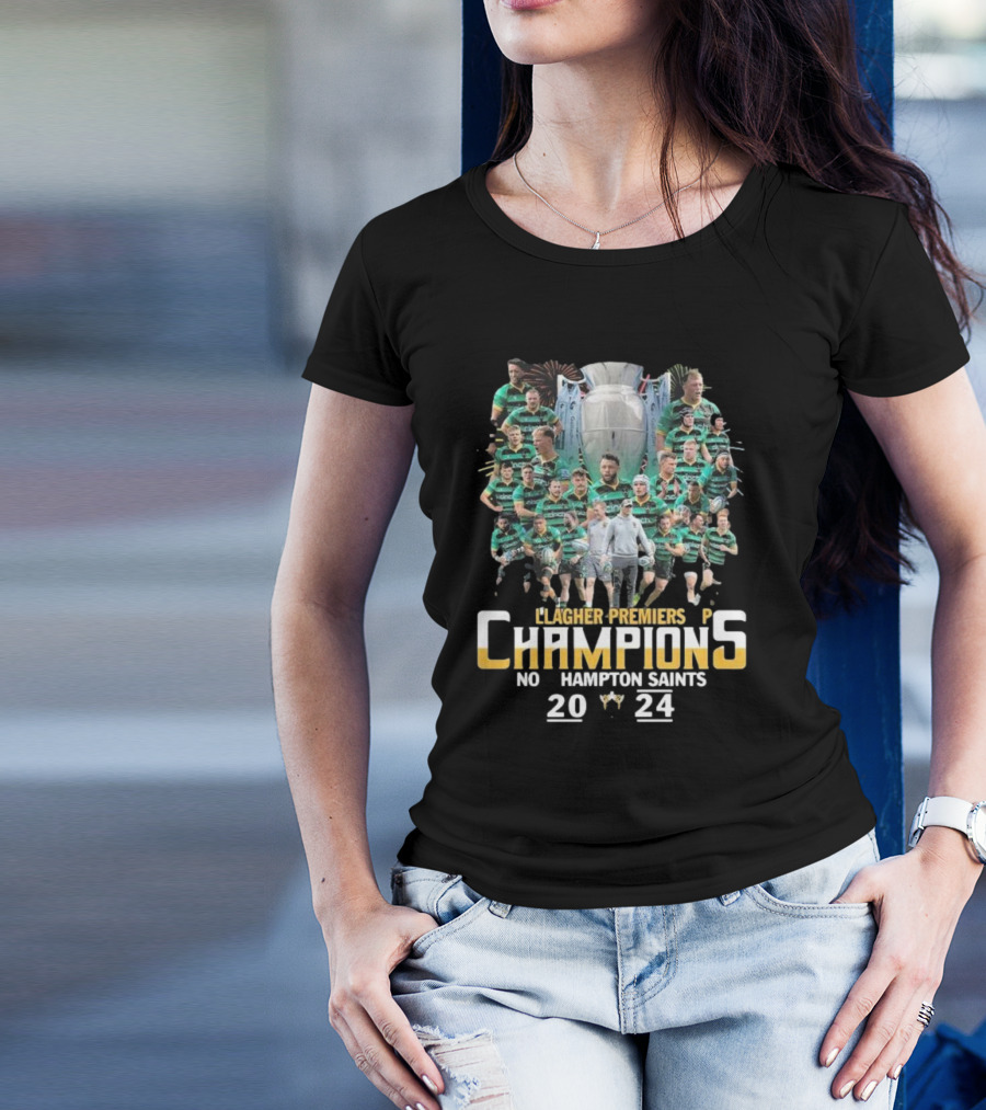 Gallagher Premiership Champions Northampton Saints T-Shirt