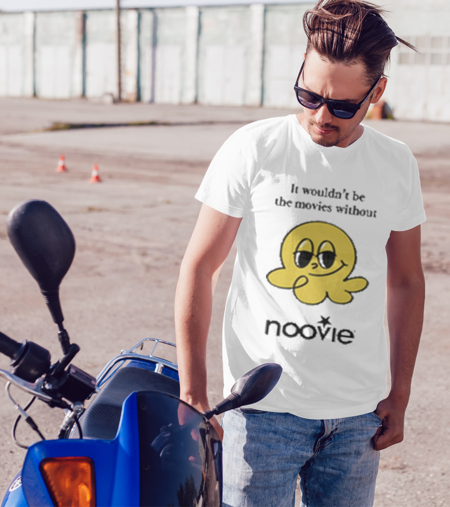 It Wouldn’t Be The Movies Without Noovie Iconic Yellow Mascot T-Shirt