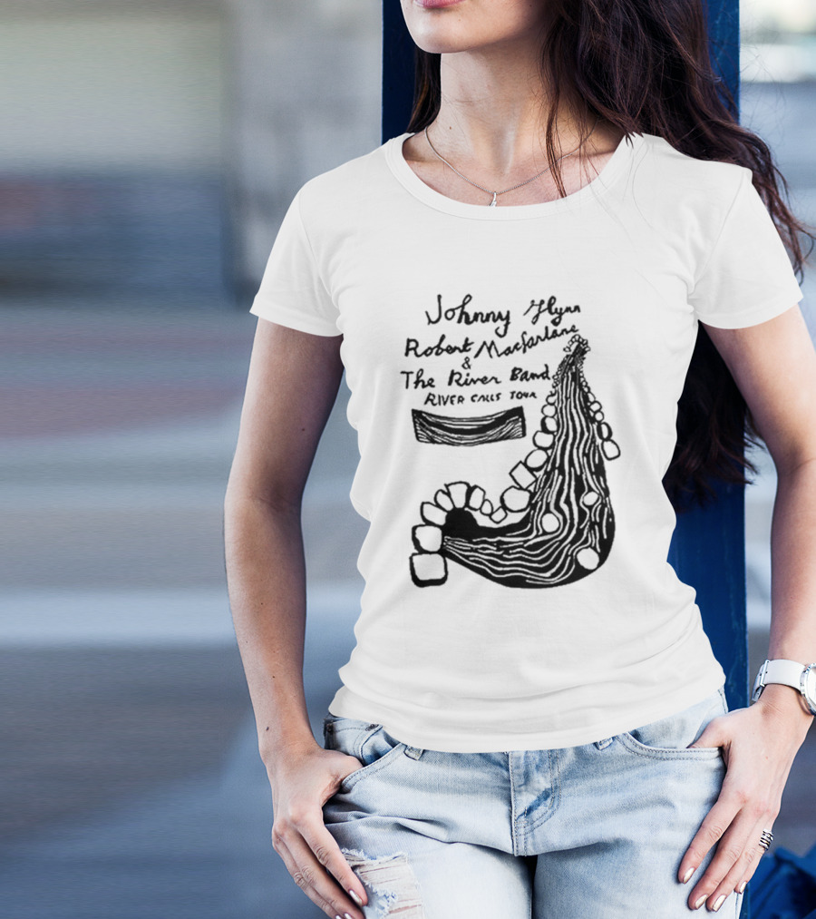 Johnny Flynn Robert Macfarlane And The River Band River Calls Tour T-Shirt