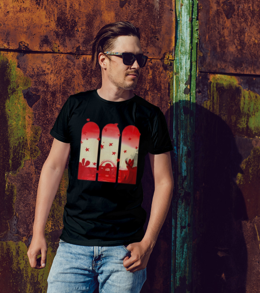 Louis Tomlinson The Away From Home Festival Mexico 2024 With Arches And Cacti T-Shirt