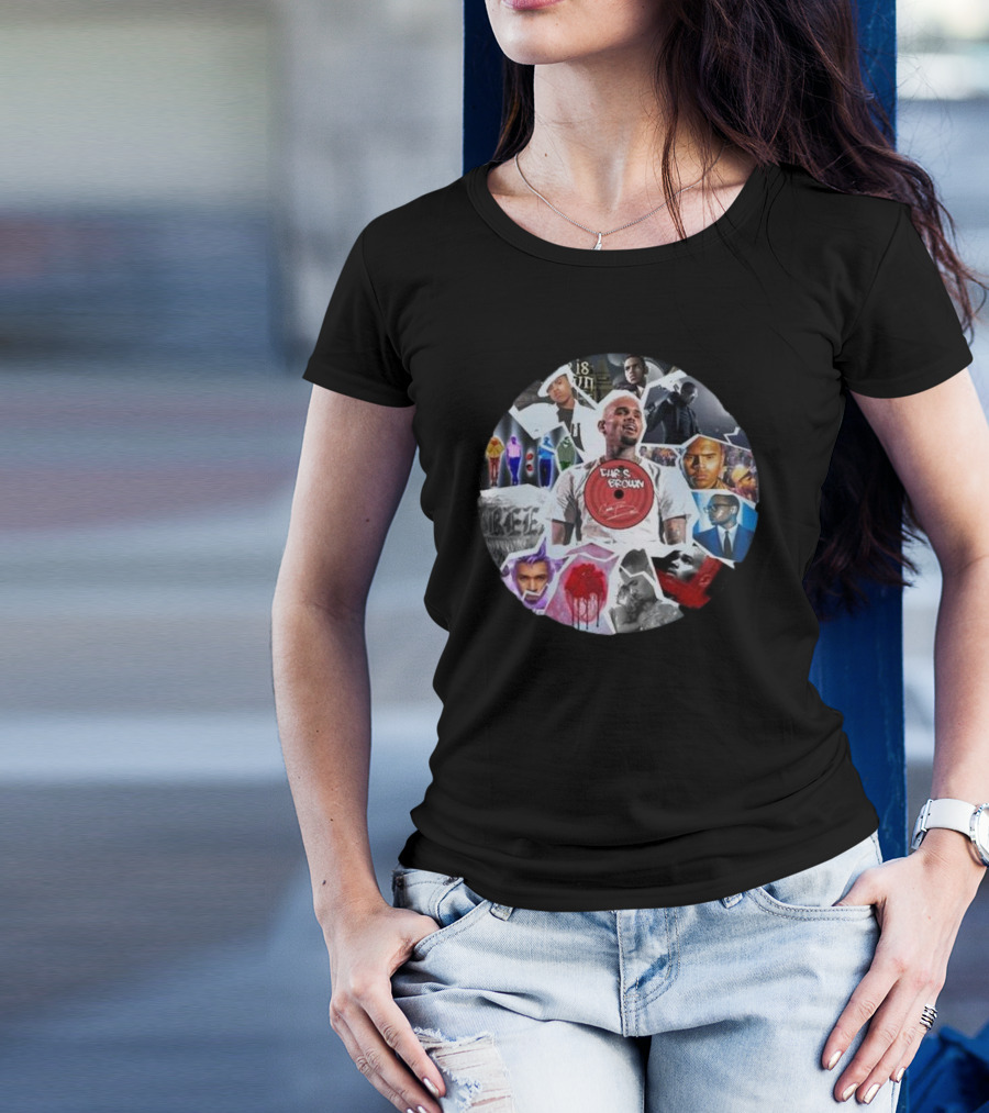 Chris Brown 11 11 Tour Collage T-Shirt