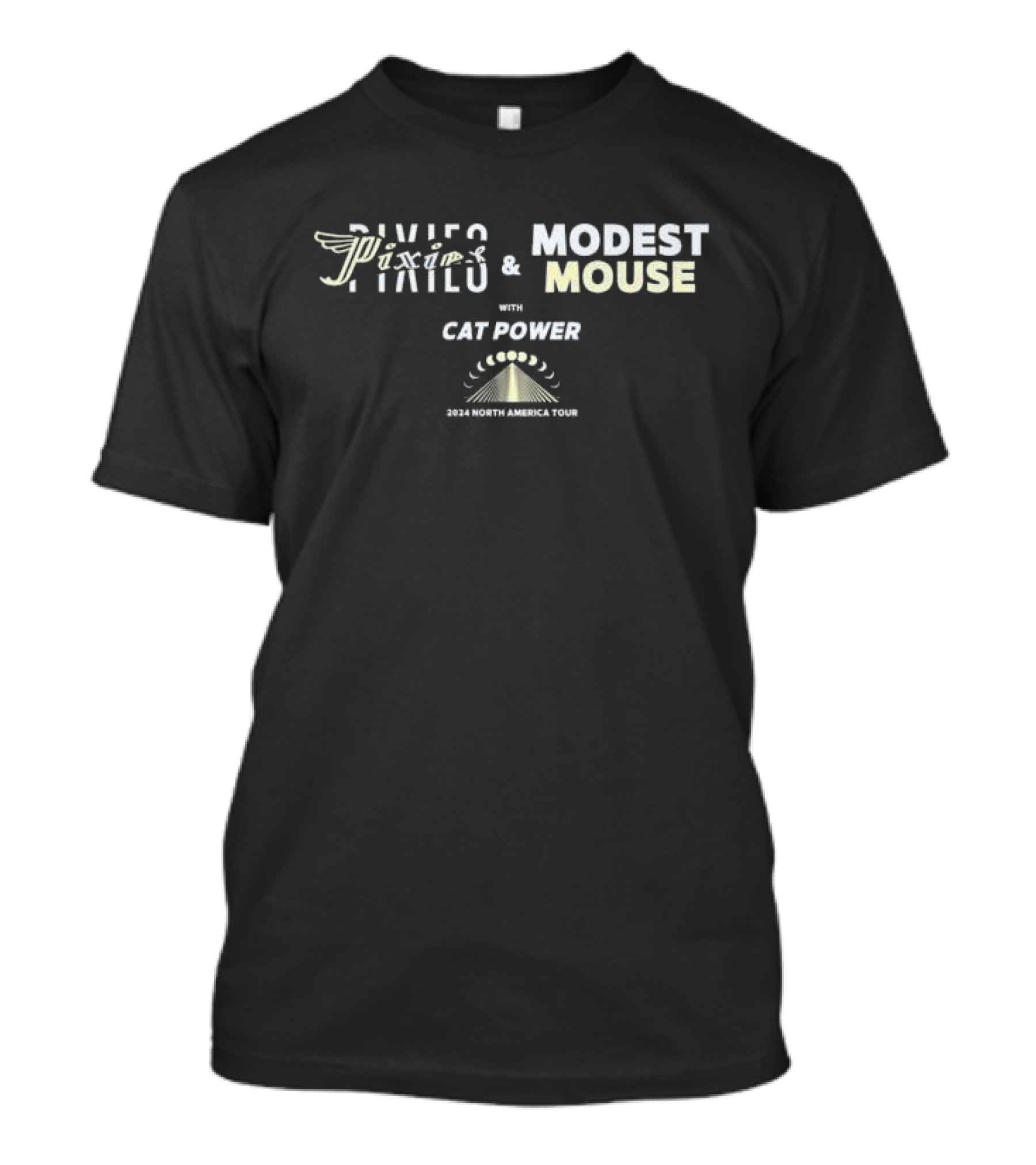Pixies Modest Mouse Cat Power 2024 North America Tour T-Shirt