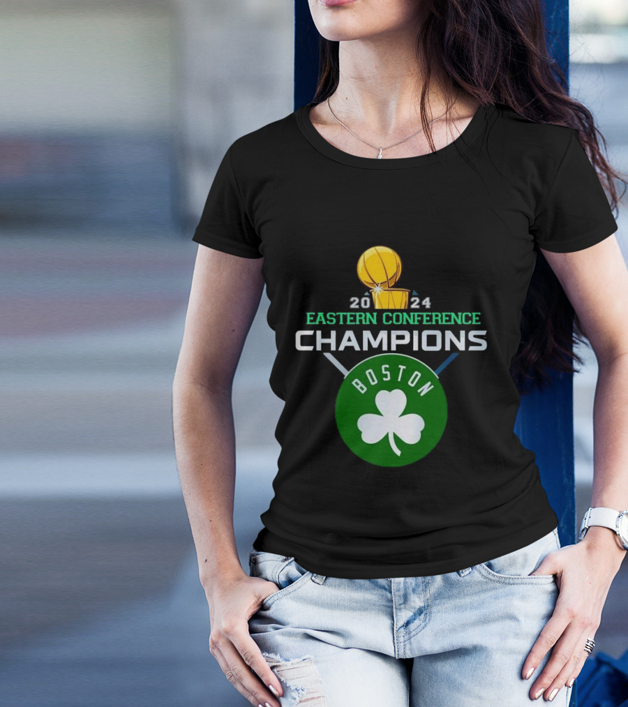 Boston Celtics 2024 Eastern Conference Champions Basketball T-Shirt
