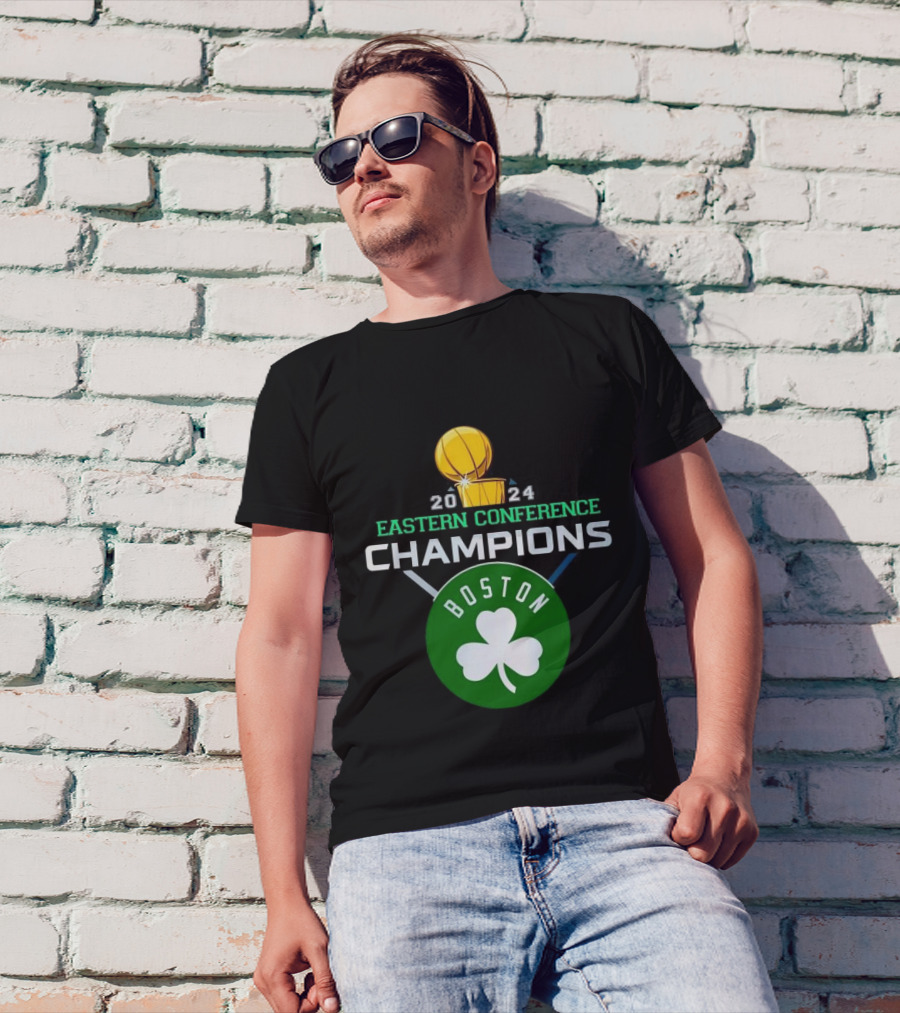 Boston Celtics 2024 Eastern Conference Champions Basketball T-Shirt
