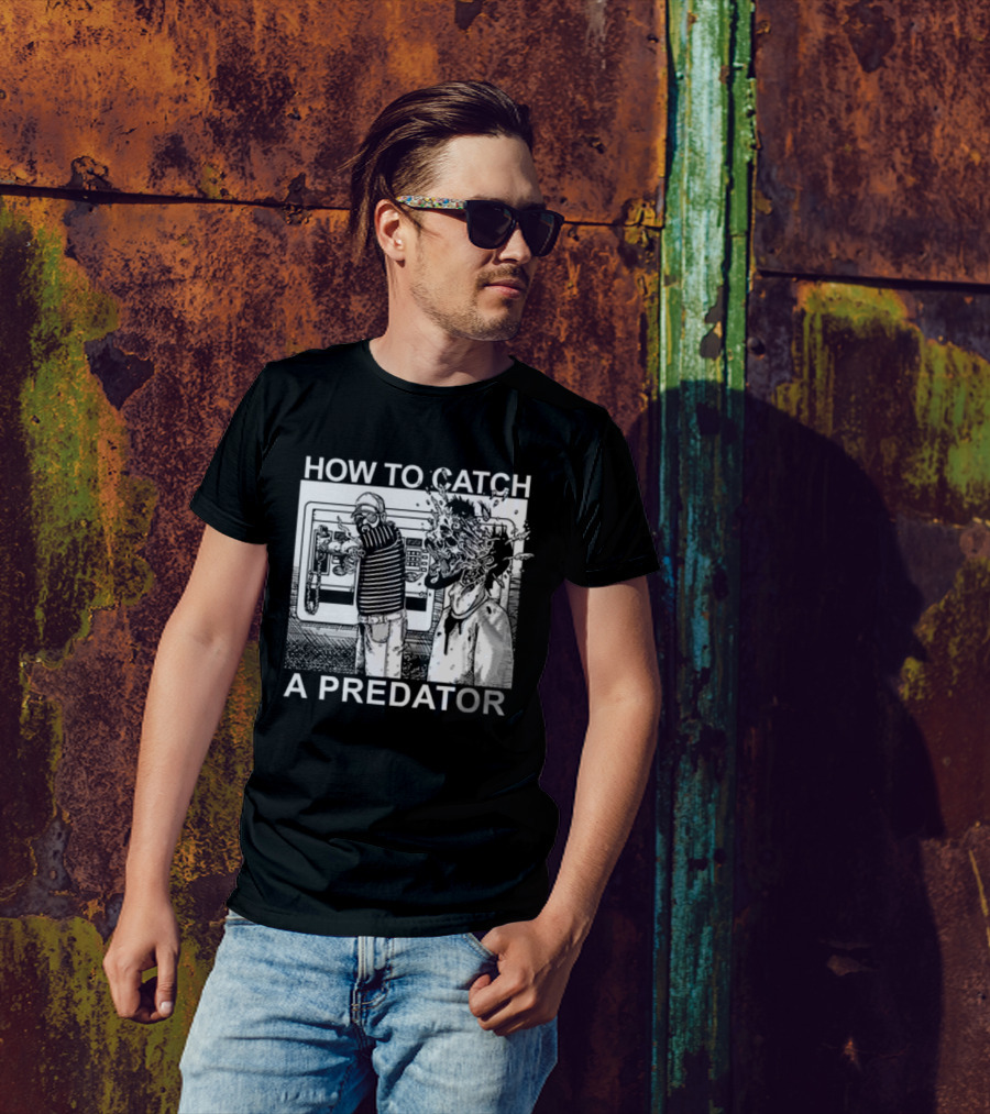Gary Plauche How To Catch A Predator Graphic Comic T-Shirt