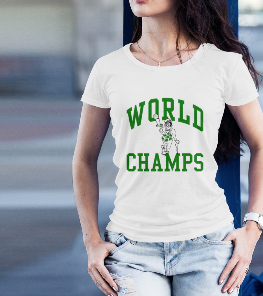 Boston Celtics World Champs Victory T-Shirt