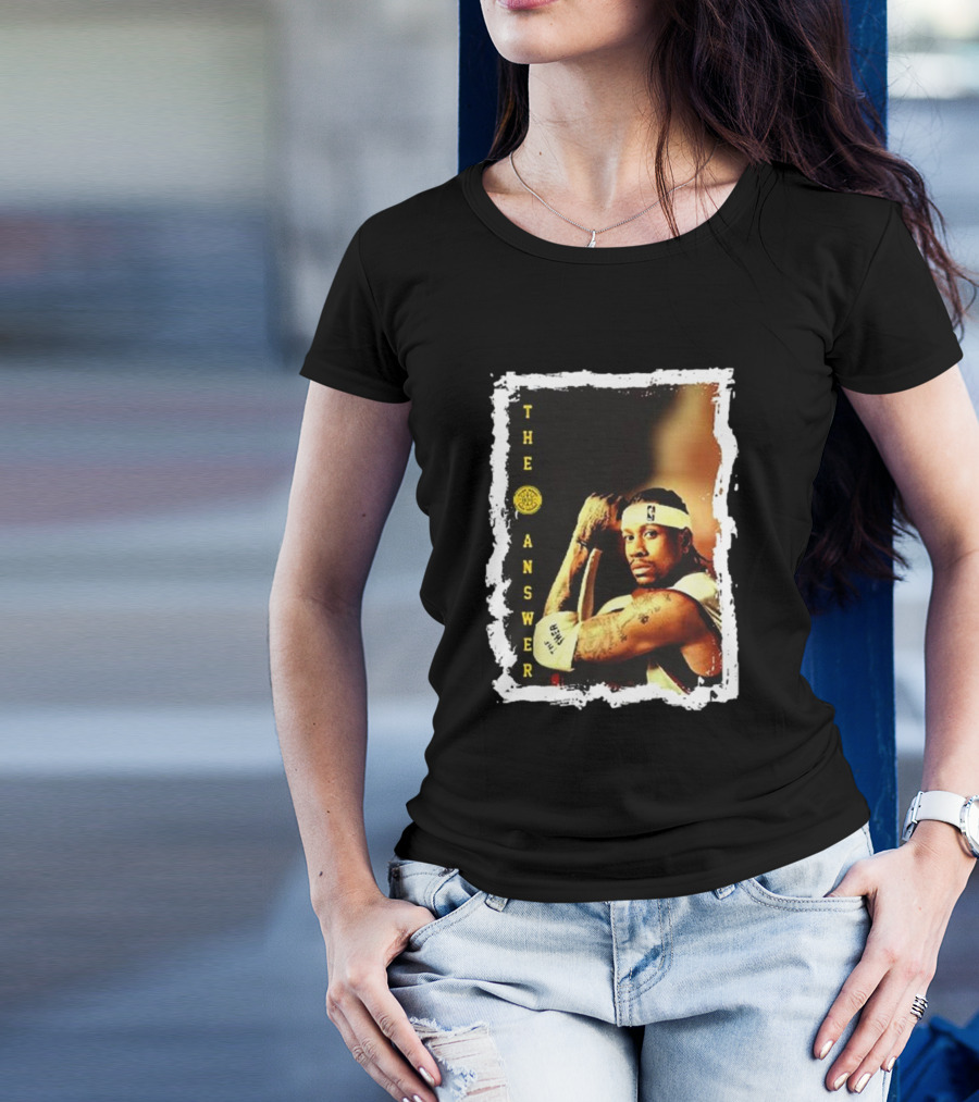 Allen Iverson The Answer Basketball Legend T-Shirt