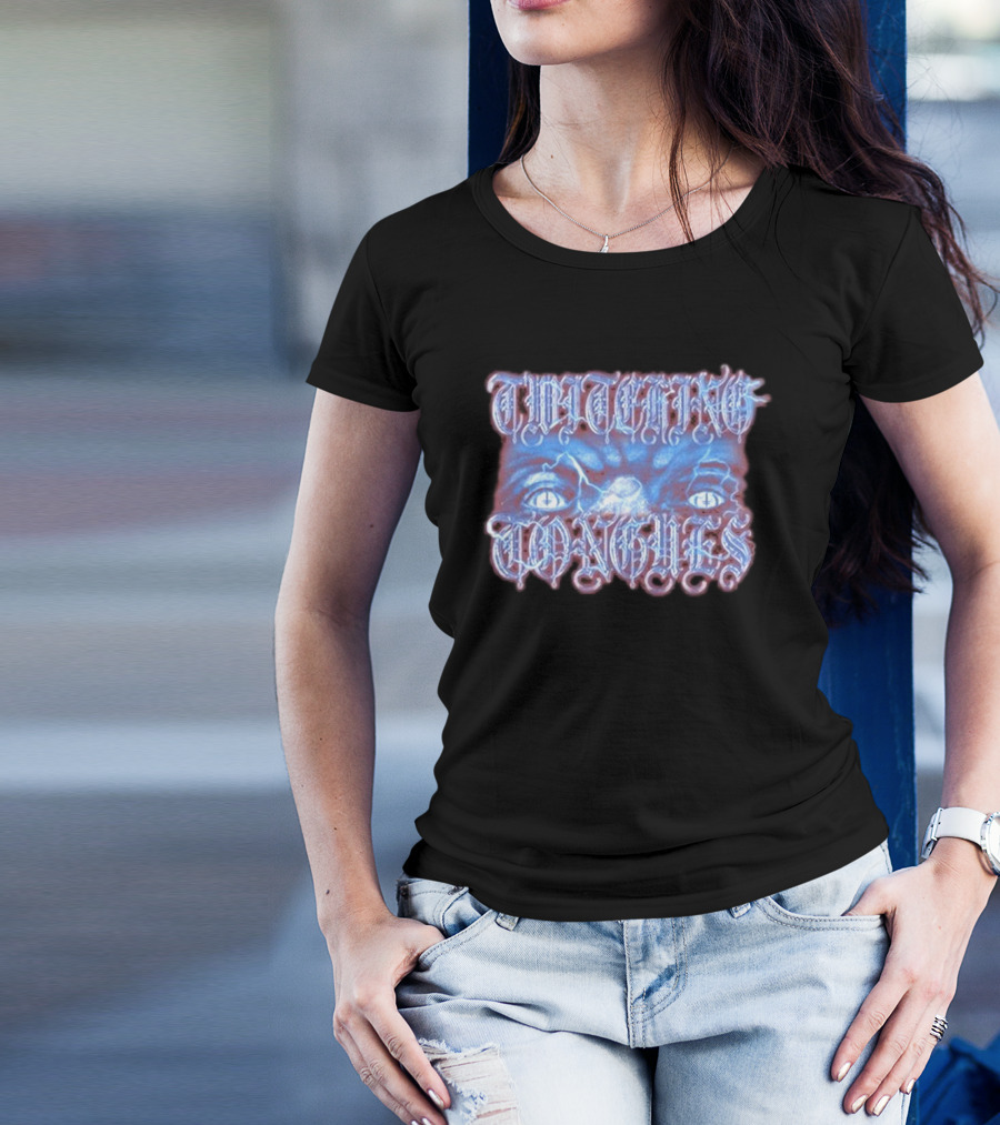 Twitching Tongues Eyes Alien Glare T-Shirt