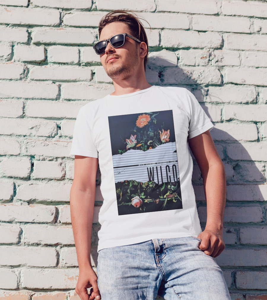 Wilco Concert North Carolina Museum Of Art Raleigh NC 6-18-2024 Floral T-Shirt