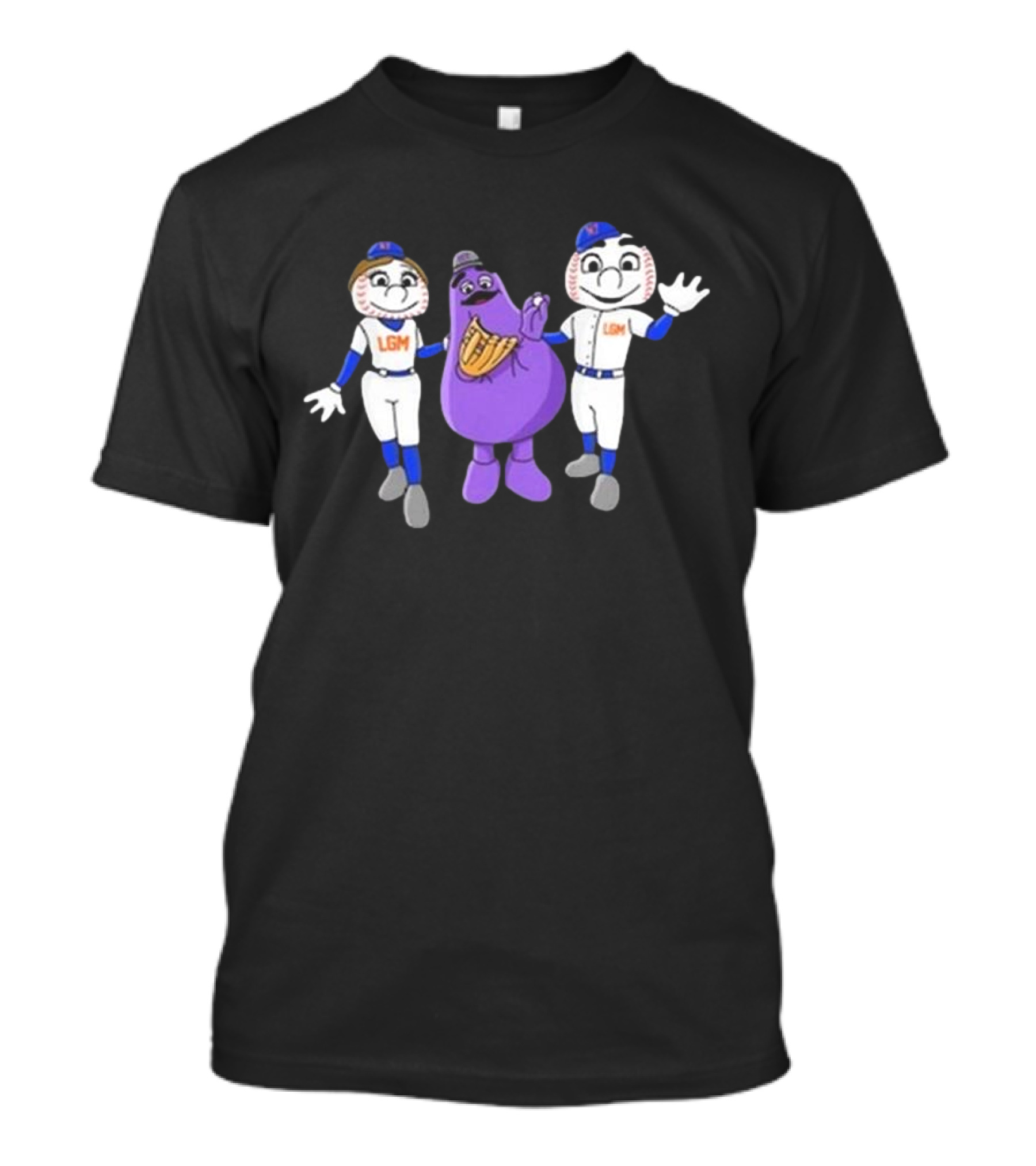Nym And Friends LGM Alternate Vintage Baseball Mascots T-Shirt