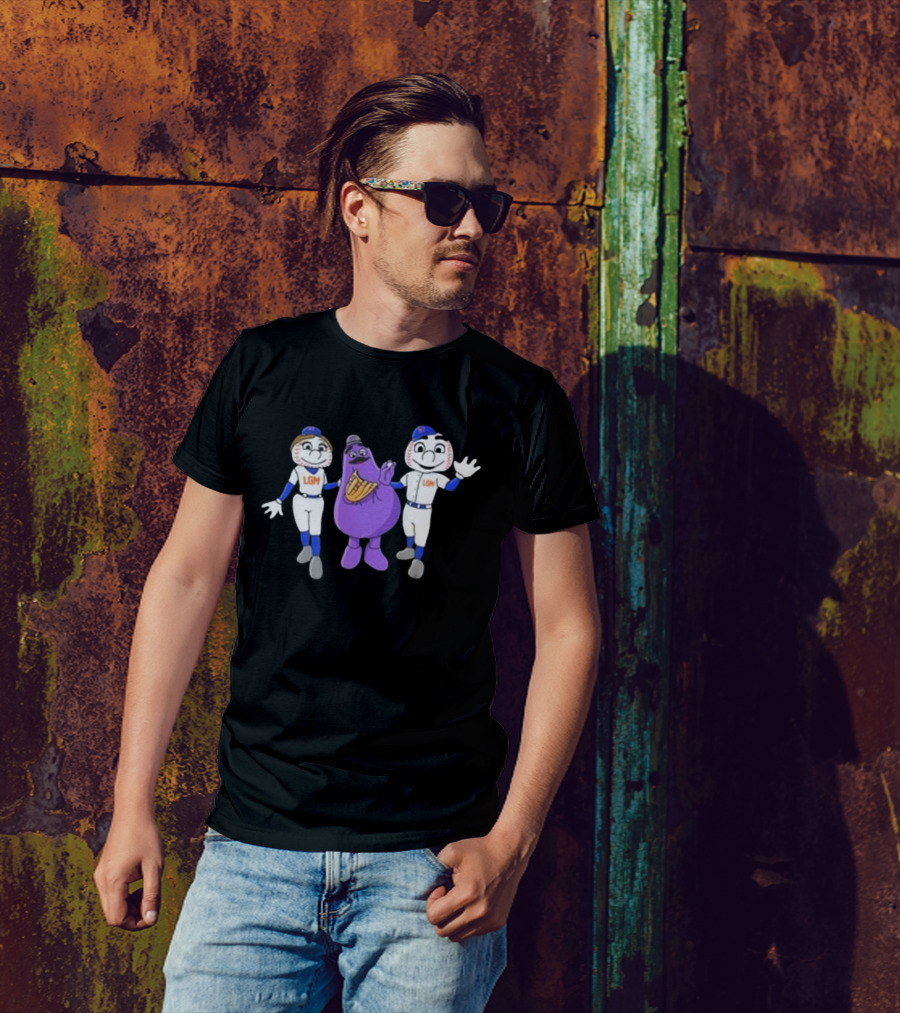 Nym And Friends LGM Alternate Vintage Baseball Mascots T-Shirt