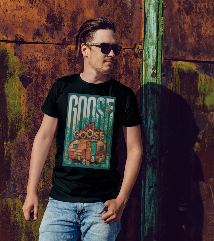 Goose Theatre June 22 2024 Retro Trailer T-Shirt