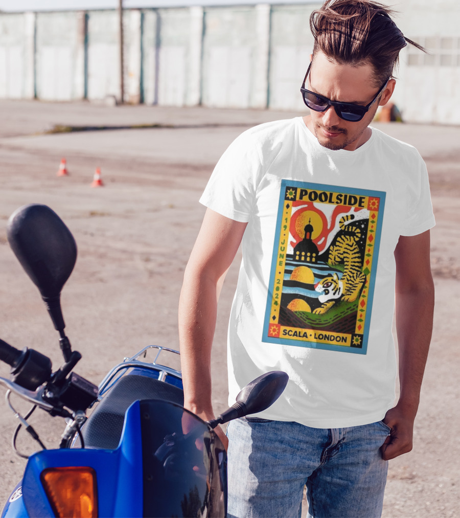 Poolside June 19 2024 Scala London Tiger T-Shirt