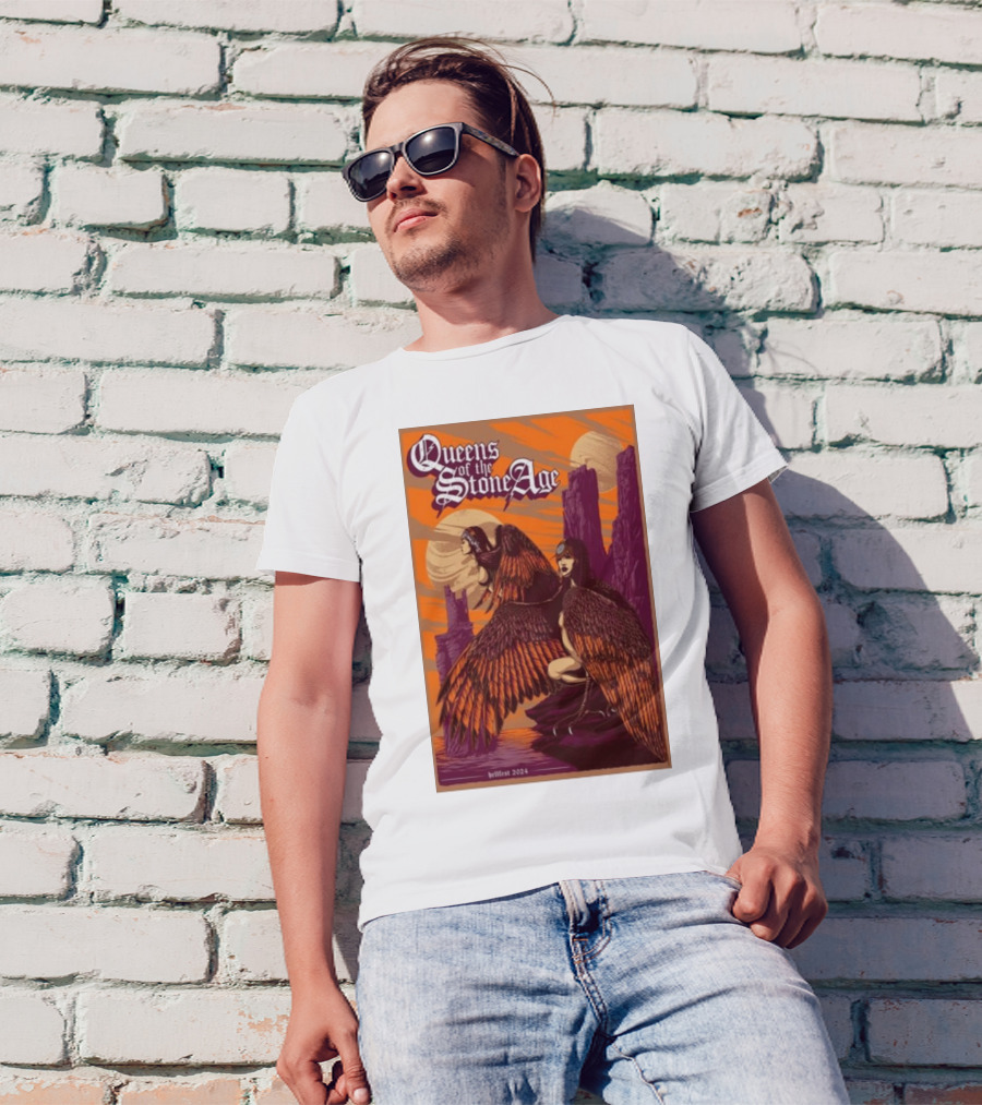 Queens Of The Stone Age Hellfest 2024 Mythical Infernopolis T-Shirt