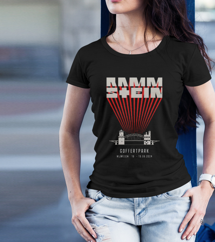 Rammstein Europe Stadium Tour Goffertpark Nijmegen 18-19 June 2024 Event T-Shirt
