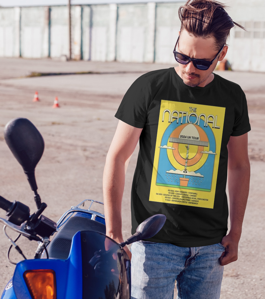 The National 2024 UK Tour Eden Sessions Cardiff Manchester London Edinburgh T-Shirt