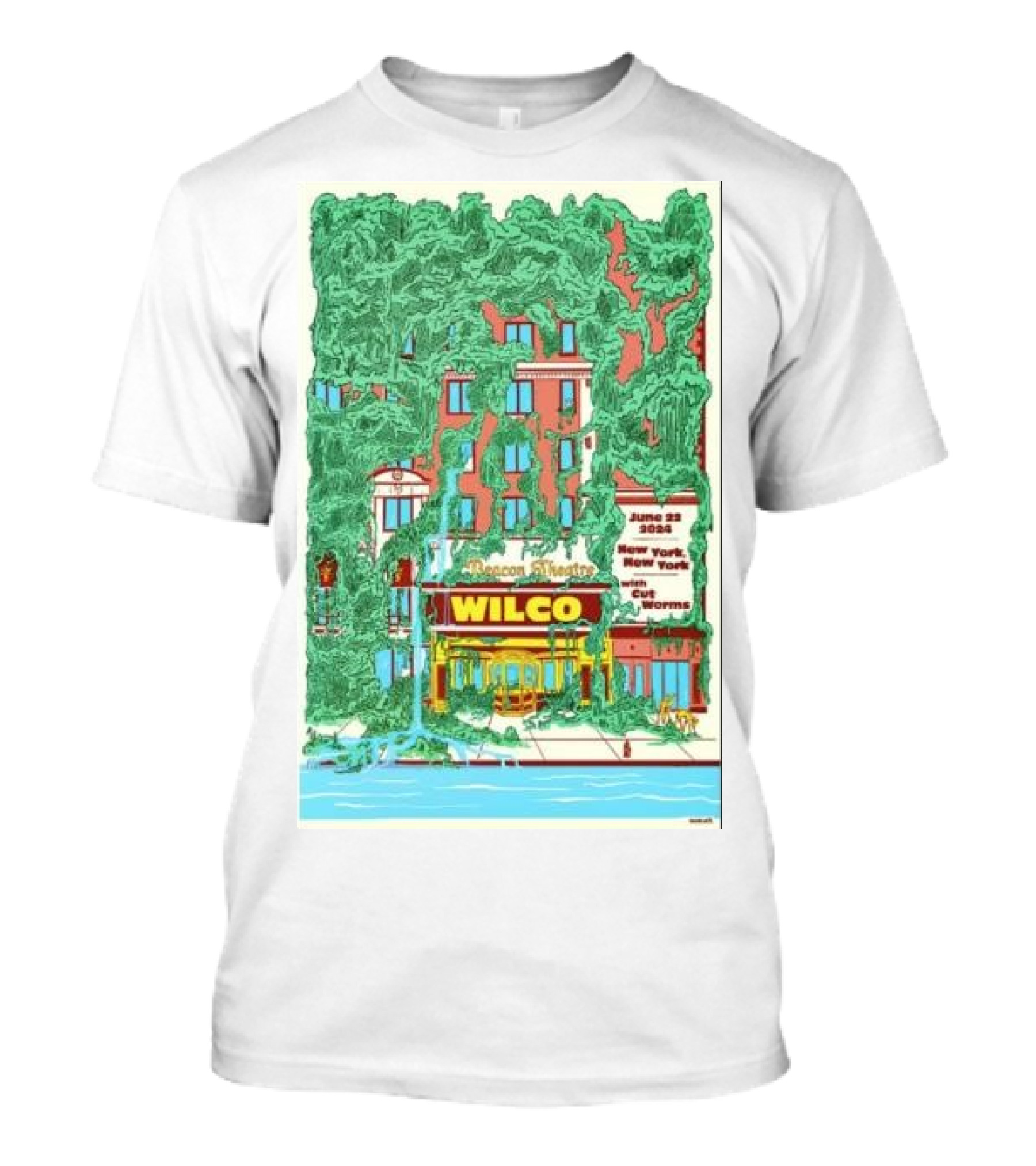 Wilco Beacon Theatre New York NY June 22 2024 Cruel Country The War On Drugs T-Shirt