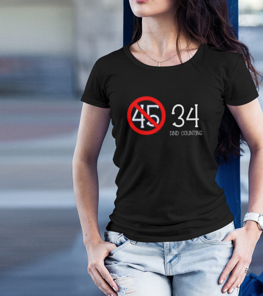 No 45 34 And Counting T-Shirt
