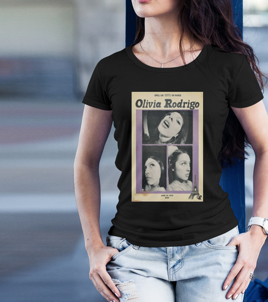 Olivia Rodrigo Spill Ur Guts In Paris June 14-15 T-Shirt