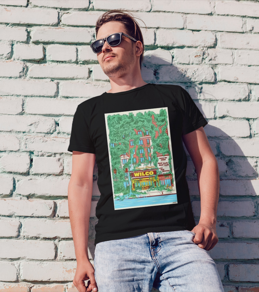 Wilco Live At Beacon Theatre New York NY June 22 2024 With The Warm Ears T-Shirt