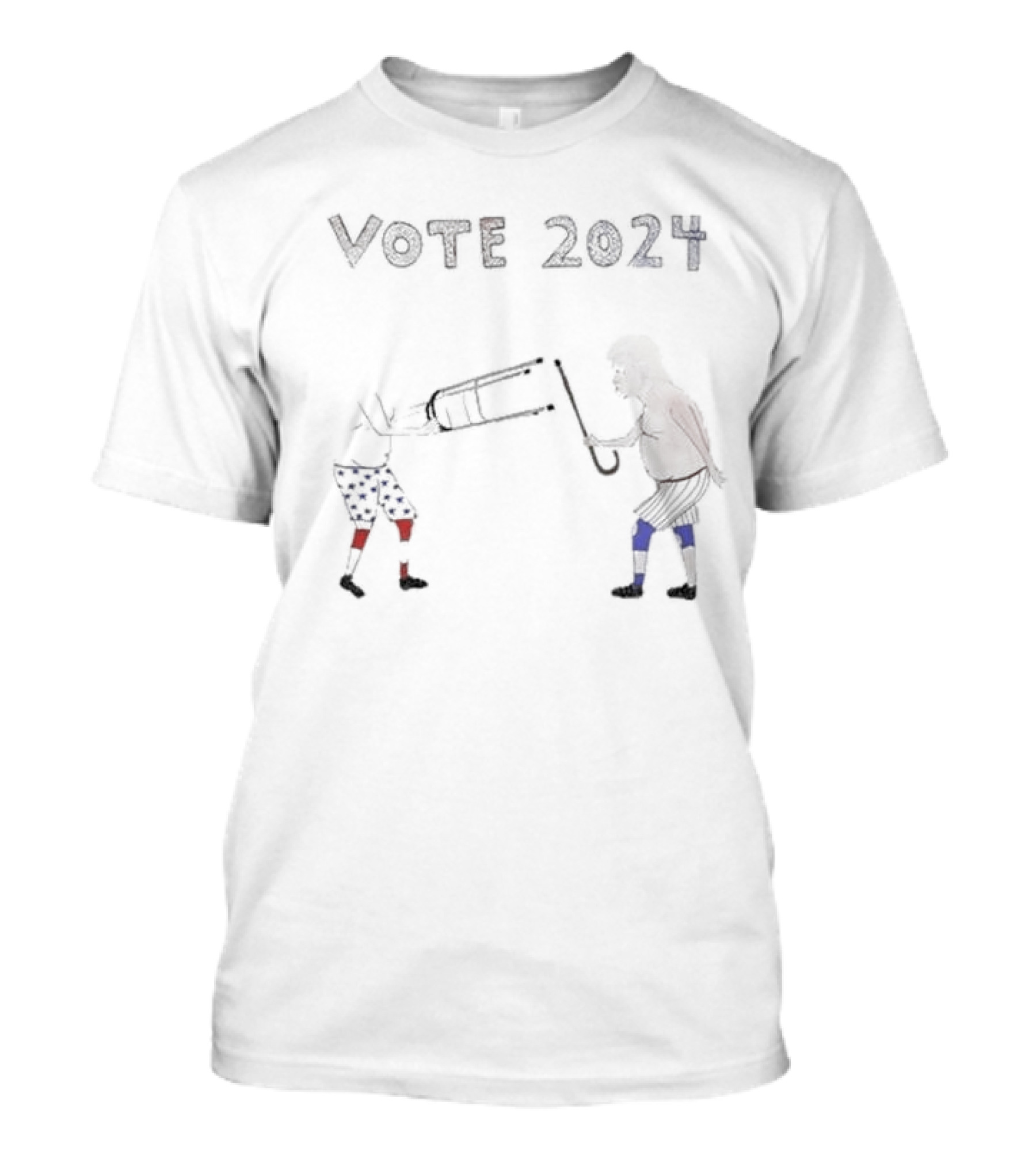Vote 2024 Biden And Trump Comedy Face-Off T-Shirt
