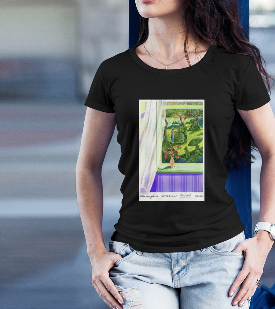 Khruangbin KEMBA Live Columbus OH June 5 2024 Garden Window Scene T-Shirt