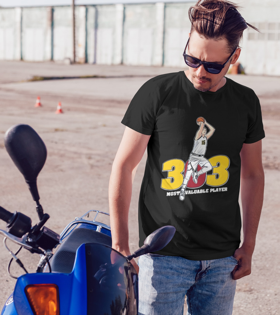 Nikola Jokic 303 Most Valuable Player Basketball 15 T-Shirt